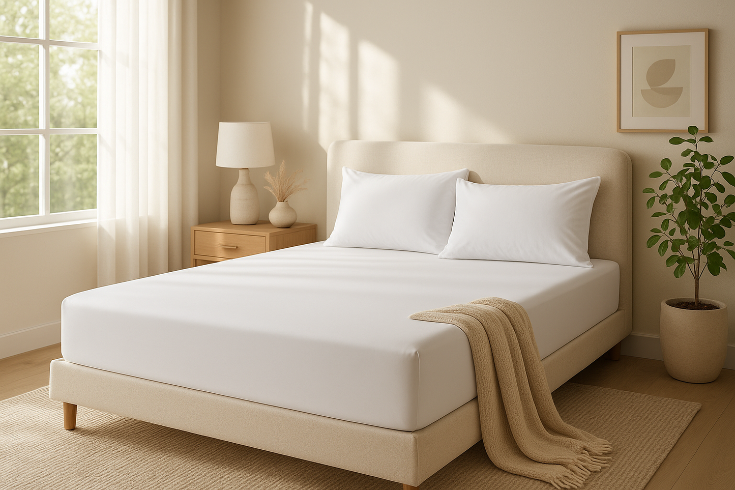 Elegant bedroom styling