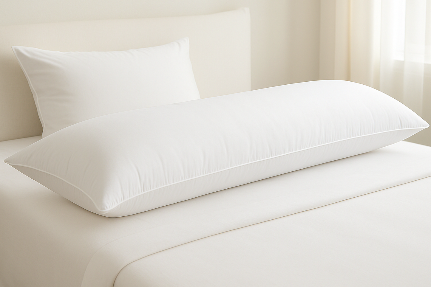 Premium White Body Pillow