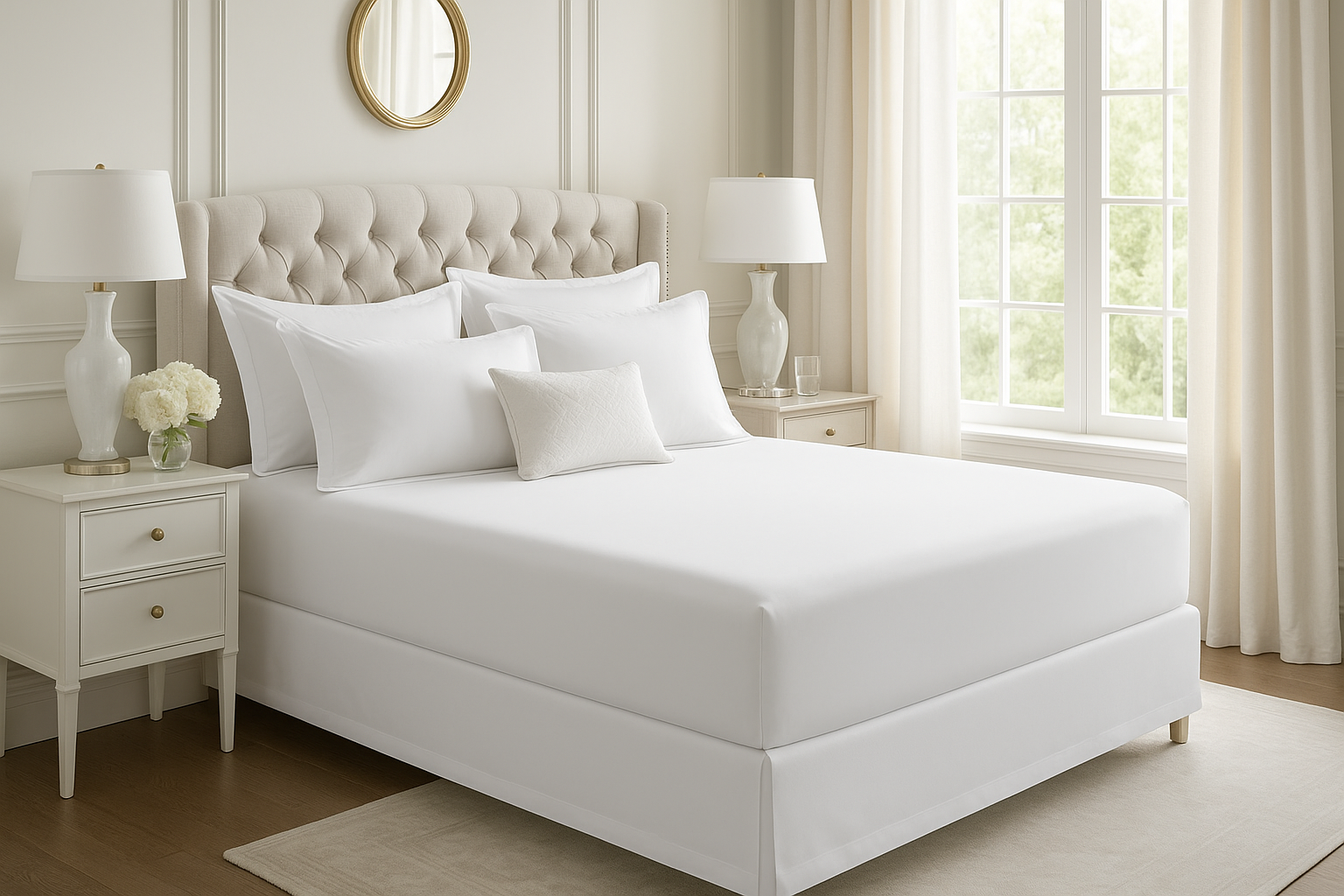 Sophisticated bedroom styling