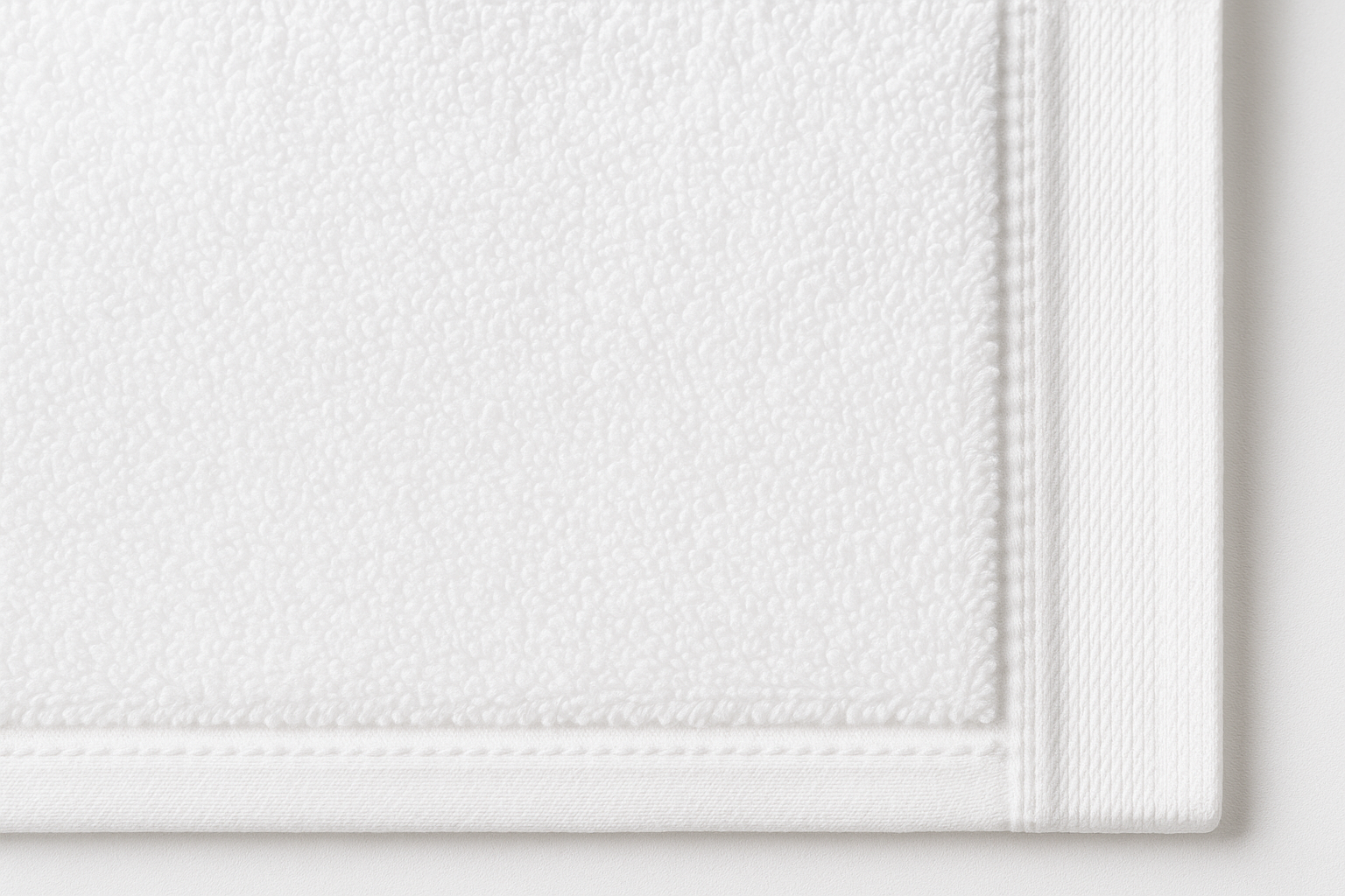 White Pool Towel Texture and Edge Detail