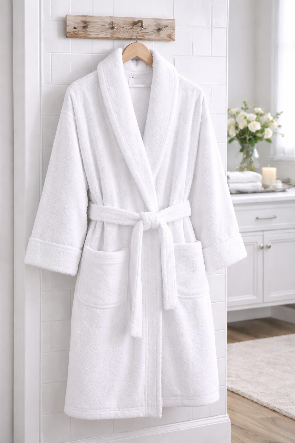 White Bath Robe